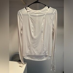 Lululemon Sheer White Long Sleeve